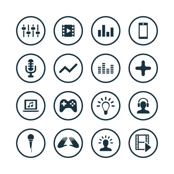 DJ图标通用套装图片下载