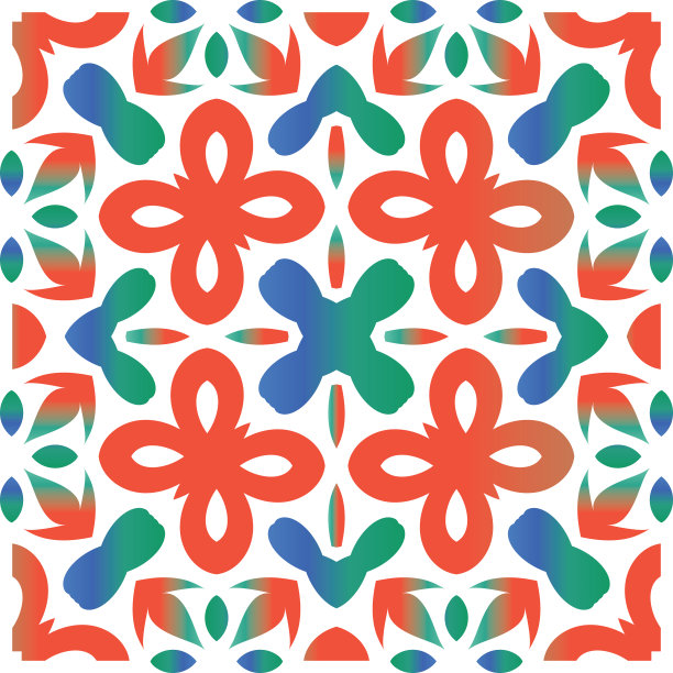 民族瓷砖中的民族点缀图片下载