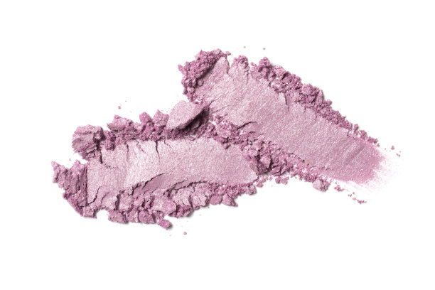 破碎羞涩的眼影作为化妆品样品图片下载
