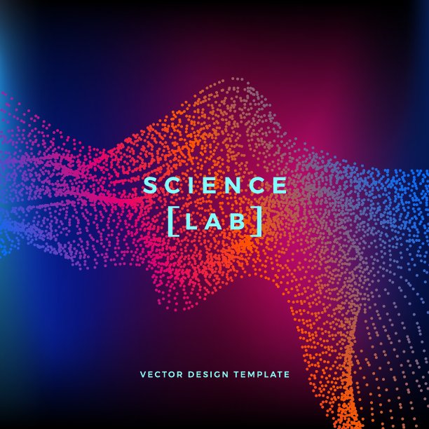 未来与动态粒子背景图片下载