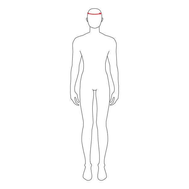 男人的测量方式图片下载