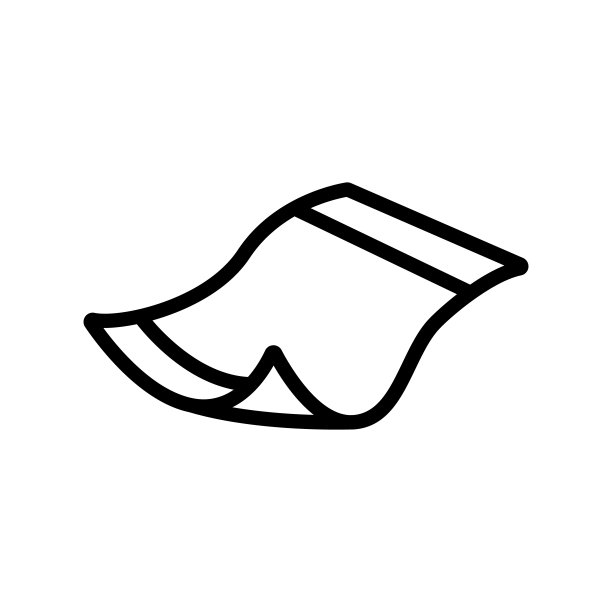 小地毯图标矢量轮廓插图图片下载