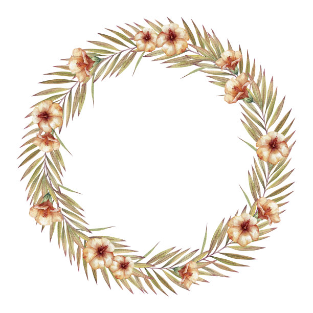 与芙蓉花环图片下载