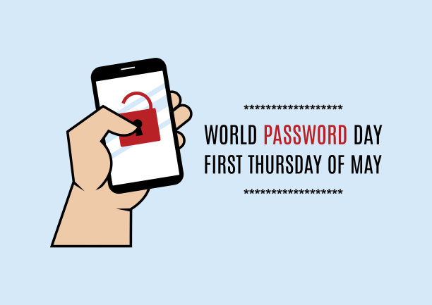 世界密码日矢量图片下载