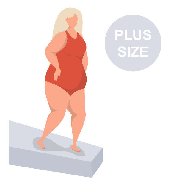 在t台时装秀上的大尺寸模特图片下载