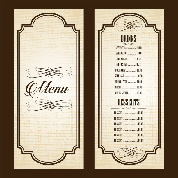 复古的框架，餐厅，酒吧，食物，饮料，咖啡厅图片下载