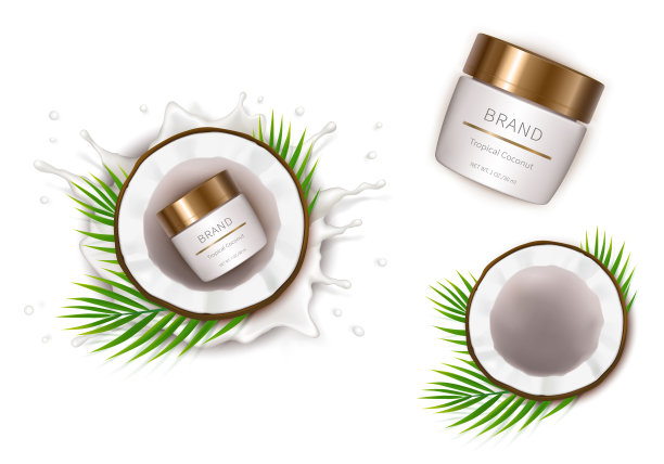 有机天然霜的概念海报图片下载