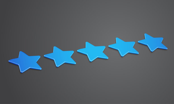 3D星评级或背景，矢量插图图片下载