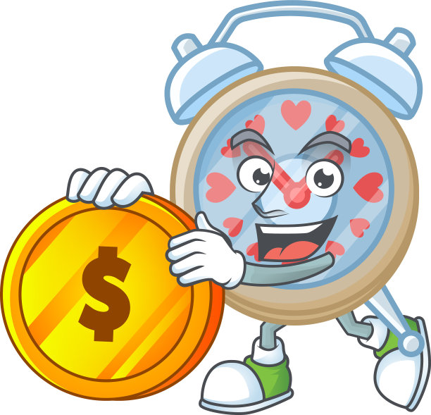 富有钟爱吉祥物卡通设计风格图片下载