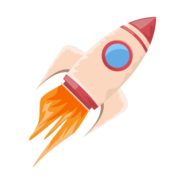 启动火箭平面和纯色图片下载