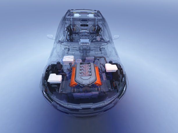 透明的模型汽车。图片下载