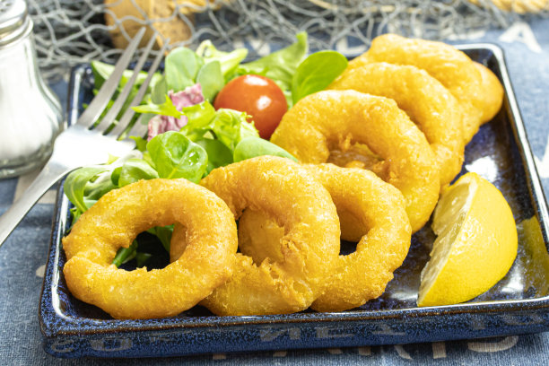 罗马式的鱿鱼油煎饼图片下载