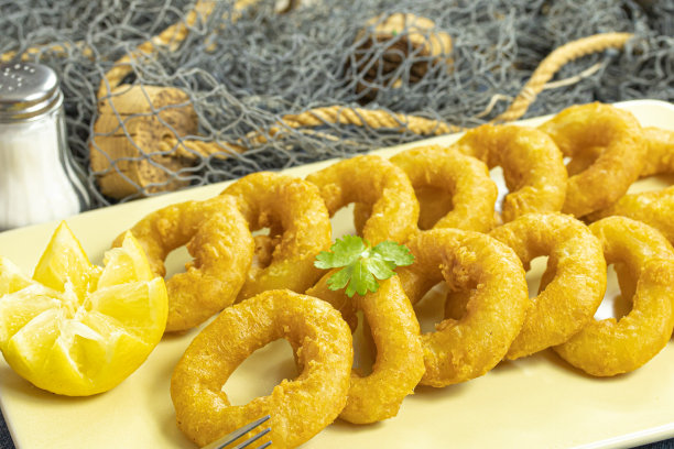 罗马式的鱿鱼油煎饼图片下载