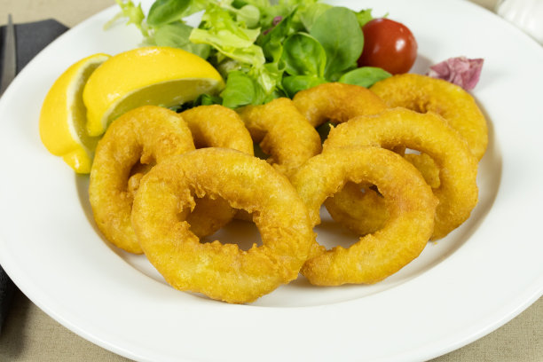 罗马式的鱿鱼油煎饼图片下载