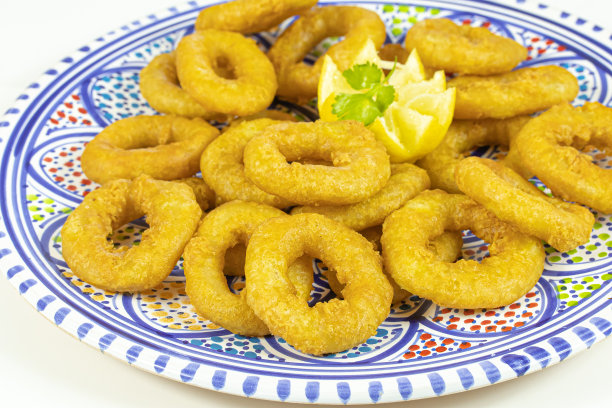 罗马式的鱿鱼油煎饼图片下载