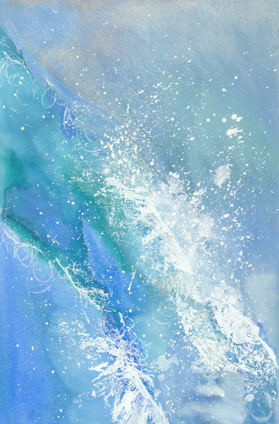 绚丽多彩的海洋背景素材图片