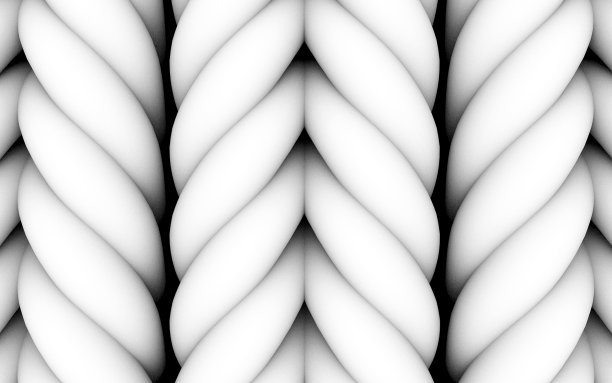 包裹的三维鞋带或绳索逼真的插图图片下载