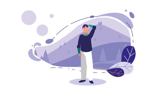 与世隔绝的阿凡达，有风景和树叶图片下载