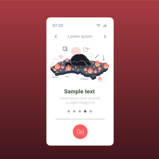 地图澳大利亚与针鼹奔跑图片下载