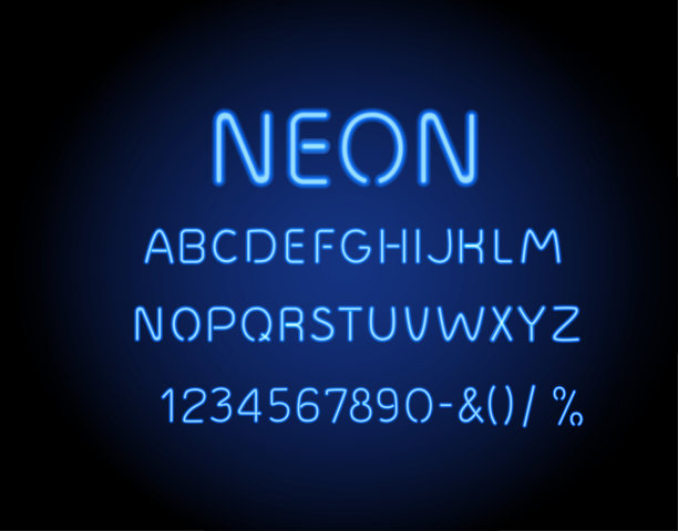 霓虹发光箭头图片下载