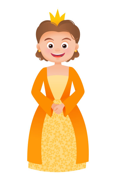 王后，穿着公主服的孩子图片下载