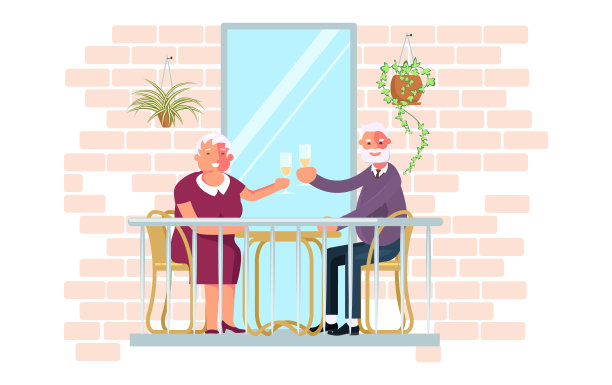 在阳台上喝酒图片下载