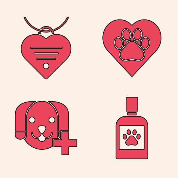 设狗药瓶项圈与姓名标签和图片下载