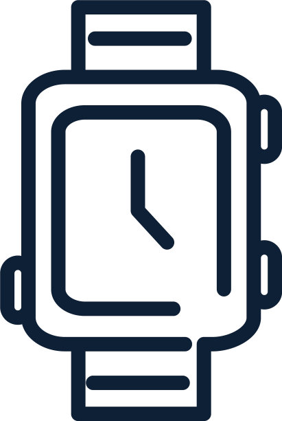 时间手表时尚新潮线性设计图片下载