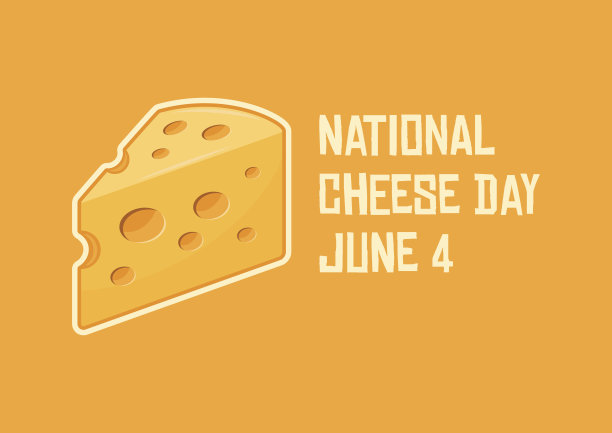 国家奶酪日矢量图片下载