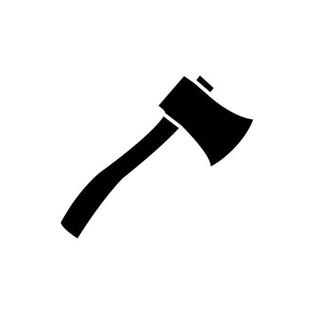 Axe图标平面矢量模板设计流行图片下载