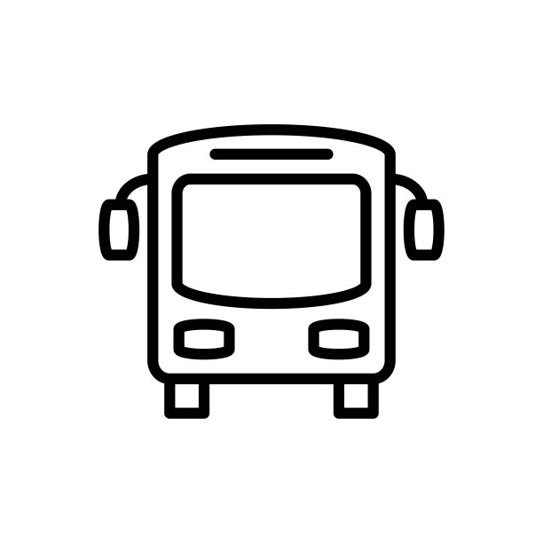 总线图标平面矢量模板设计流行图片下载