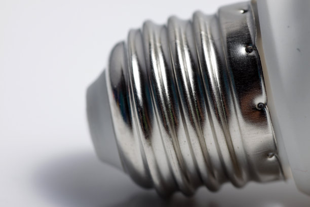 带e27型插座的LED灯特写图片下载