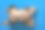 小女孩穿着黑色体操紧身衣在蓝色体操垫上做运动圈，俯视图图片下载