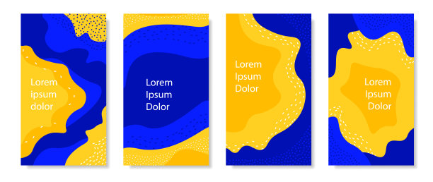 设置与液体形状的垂直背景。图片下载