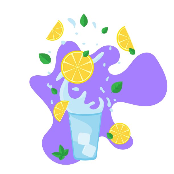 健康的生活方式。鸡尾酒或橙汁水果。向量。图片下载