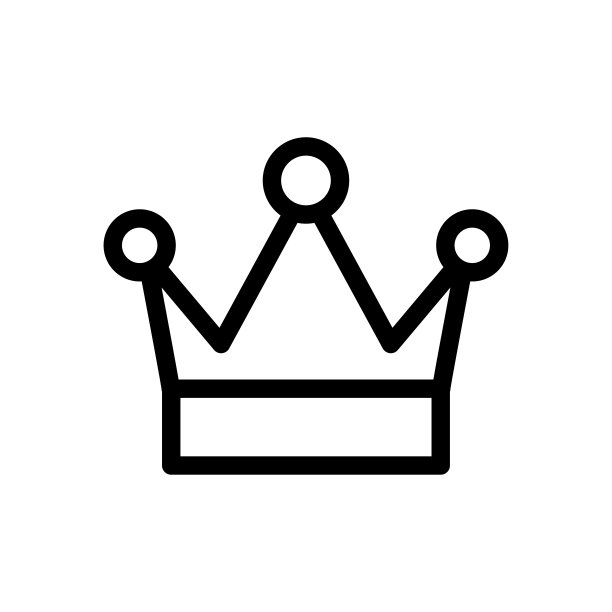 皇冠图标平面矢量模板设计流行图片下载
