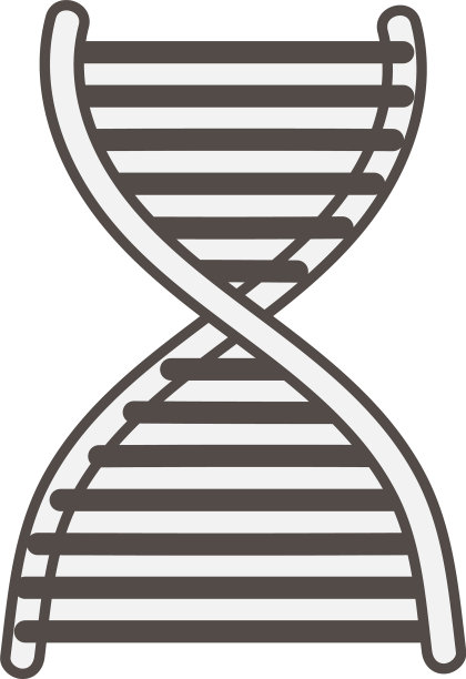 DNA分子结构孤立图标图片下载
