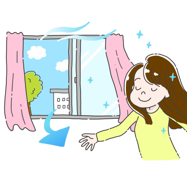 女人通风。图片下载