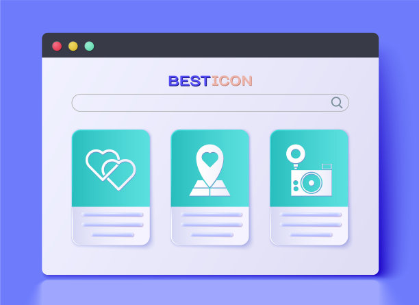 设置地图指针与心和两个连接的心和图片下载