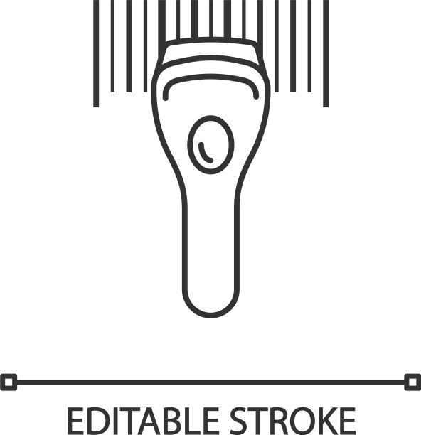 条码扫描线性图标图片下载
