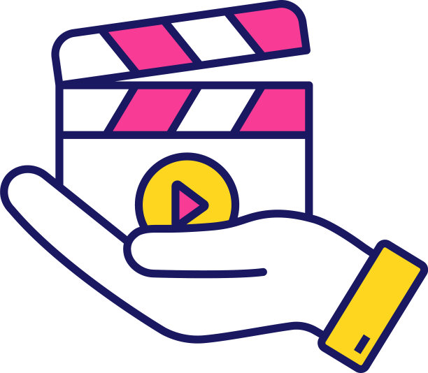 电影发行彩色图标图片下载