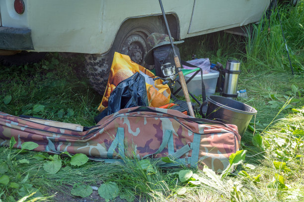 钓鱼、旅游物品或车内物品图片下载