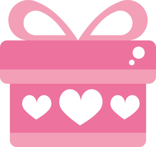 快乐的情人节包装心礼盒图片下载