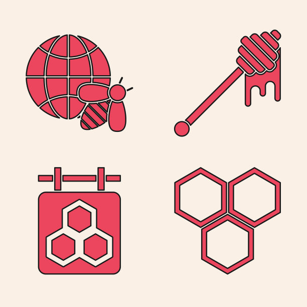 设置蜂巢地图的世界和蜜蜂蜂巢图片下载