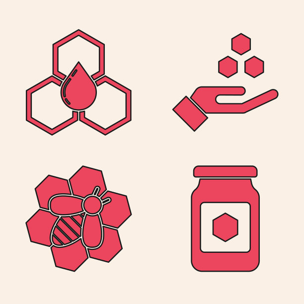 蜂房蜂房和手设瓶图片下载