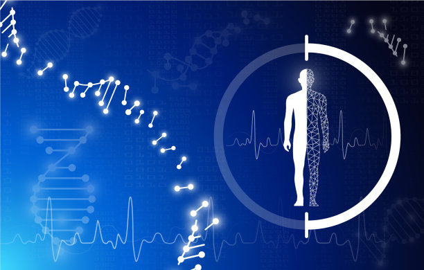 蓝色抽象背景技术概念图片下载