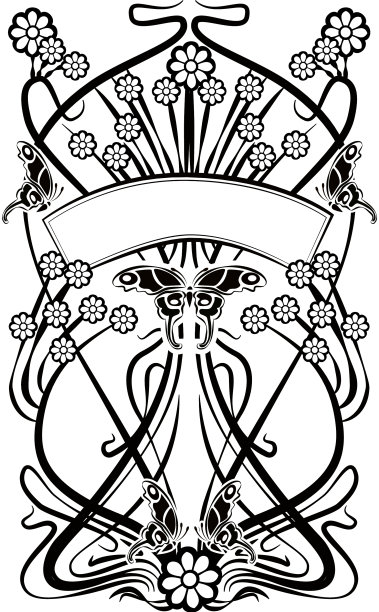 设计元素繁荣复古旗6图片下载