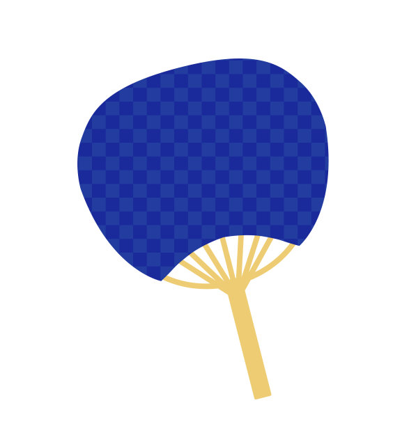 矢量插画纸扇，日本扇图片下载