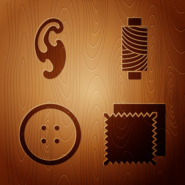 集纺织面料卷法曲线缝制图片下载