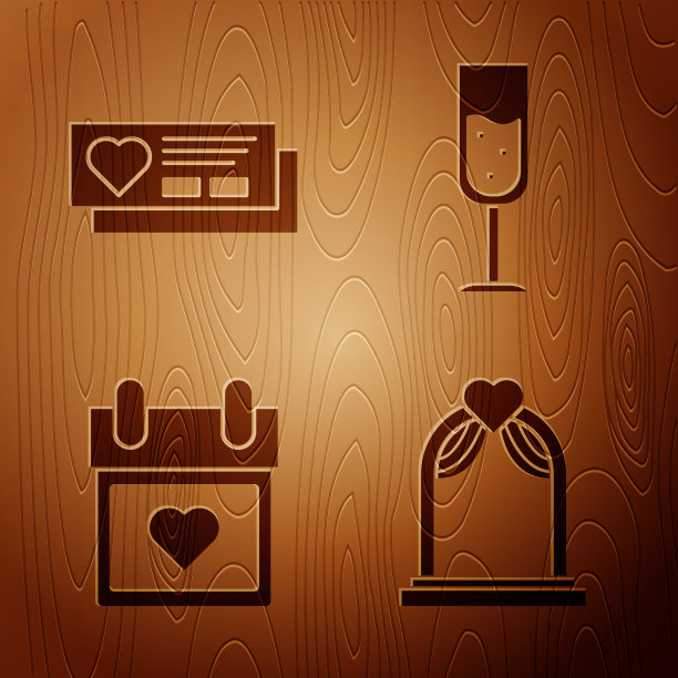 设婚纱票与心历同图片下载